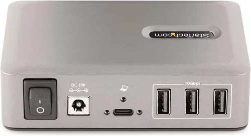 Vista 4 de StarTech Hub USB-C de 10 puertos, 10 Gbps, 65 W PA, TAA