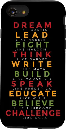 Vista 18 de iPhone 16 African American Men Women Kids Black History Month Case
