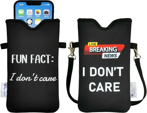 Vista 19 de Tainada Funda Estuche Bolsa de Neopreno para Teléfono para Hombres y Mujeres con Correa Cruzada/Cordón para el Cuello para iPhone 17/16/15 Pro Max