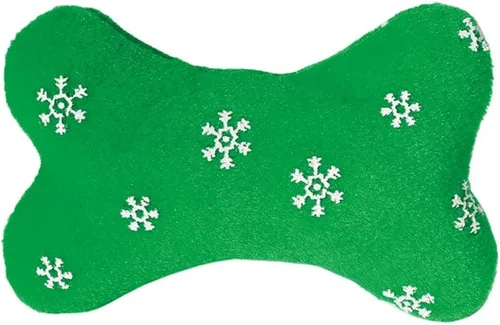 Vista 2 de Zanies Peluche Blizzard Bones - Juguete para perro, pequeño, azul