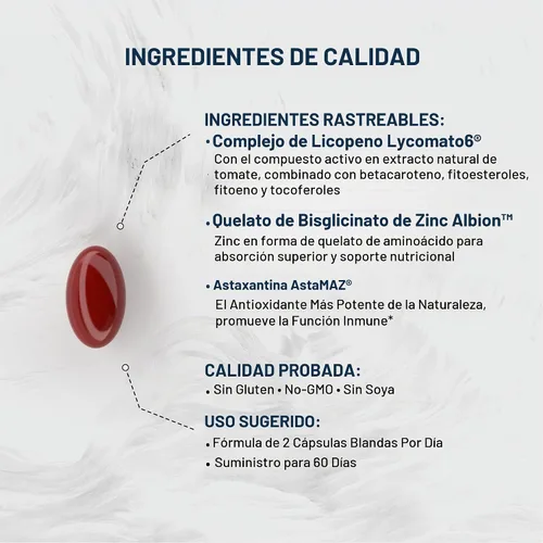 Vista 3 de Naturalis TheraProstate™ Complex 120 cápsulas blandas para próstata