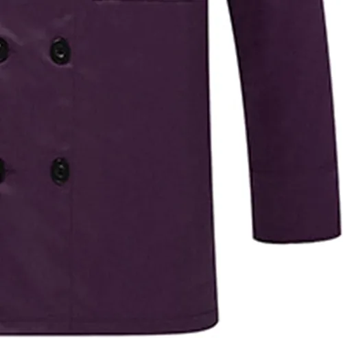 Vista 8 de Chaqueta de chef unisex color de contraste ropa de cocina abrigo de chef de manga larga uniforme de chef para trabajo