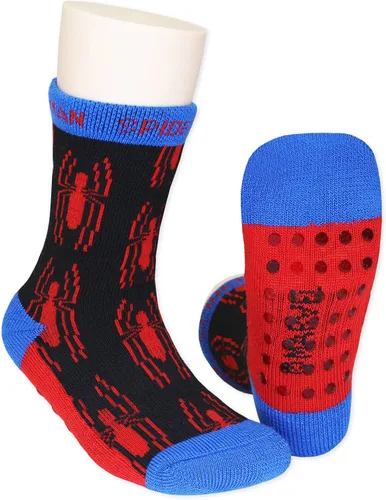 Vista 2 de Super Hero Adventures Spider-Man Boys - Calcetines con pinzas (bebéniño)