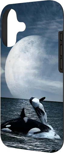 Vista 2 de Orca Whales Animal Nature Case for iPhone 17