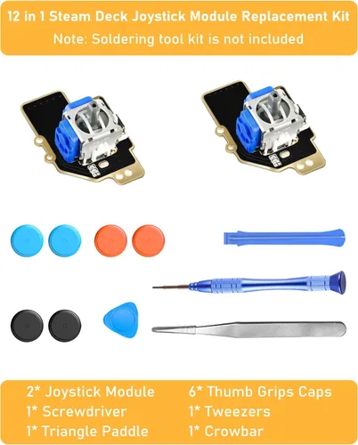 Vista 6 de DUXICEPIN Paquete de 2 módulos de palanca de mando electromagnética para cubierta de vapor sin deriva con sensor de efecto de pasillo 3D kit