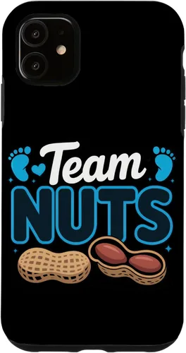 Vista 8 de Team Nuts Expecting Parents Funny Family Event Shirt Case for iPhone XR