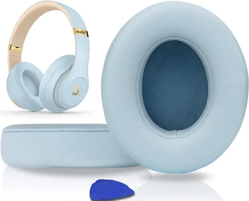 Vista 15 de SoloWIT Almohadillas de repuesto para auriculares Beats Studio 2 y Studio 3 con cable/inalámbricos sobre la oreja, almohadillas para los oídos