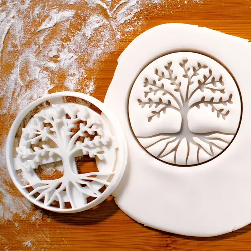 Vista 2 de Cortador de galletas Tree of Life, 1 pieza - Bakerlogy