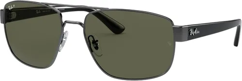 Vista 10 de Ray-Ban RB3663 Gafas de sol rectangulares de metal