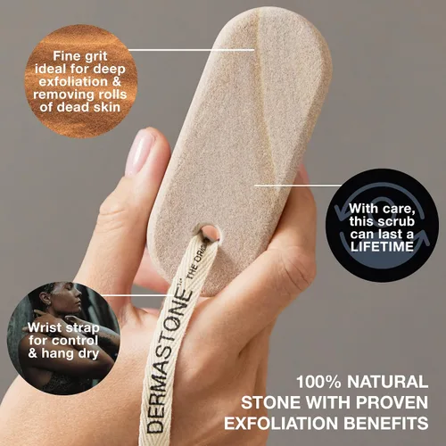 Vista 5 de Exfoliante para piernas y cuerpo: exfoliante profundo para el tratamiento de piernas de fresa, exfoliante de piernas encarnadas, removedor de piel