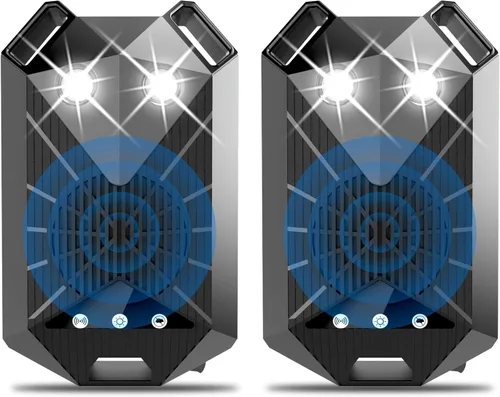 Vista 10 de Tirgo 2 piezas Repelente de Roedores para Coche Bajo el Capó, Repelente de Ratones Ultrasónico con Luz Estroboscópica, Alimentado por Batería