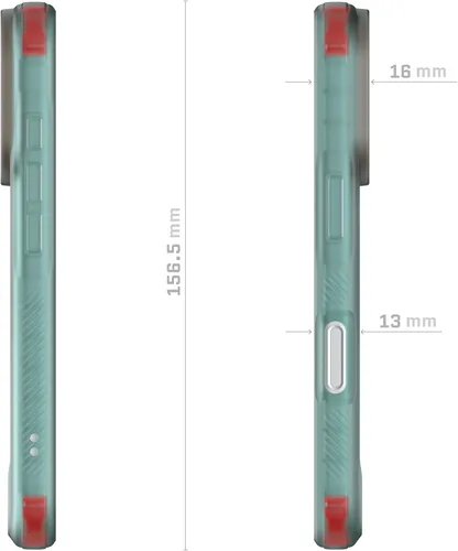 Vista 57 de Ghostek Covert Clear - Funda transparente para iPhone 15 Plus, silicona a prueba de golpes, compatible con accesorios Apple MagSafe, funda Negro