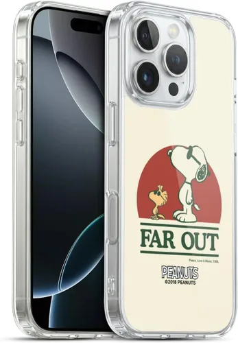 Vista 109 de Head Case Designs Funda de gel suave con licencia oficial de Peanuts Freak Flag Fly Woodstock 50th compatible con Apple iPhone 7 Plus/iPhone 8 Plus