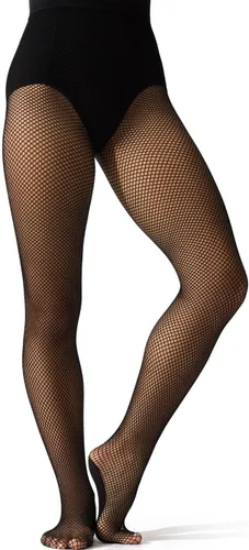 Vista 2 de Capezio Medias Mallas Studio Basics de Red Sin Costuras para Mujer Negro