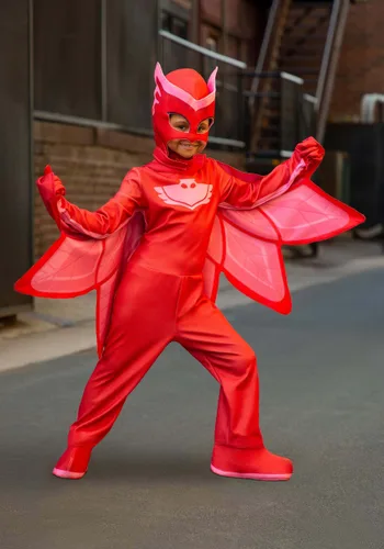 Vista 4 de Disfraz Deluxe de Owlette para Niña PJ Masks Multicolor