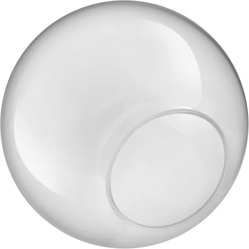Vista 4 de Aspen Creative 28005-60-2 - Globo de cristal transparente de 6 pulgadas, sin cuello, para apliques de pared, ajustador: 2-3/4 pulgadas, paquete de 2