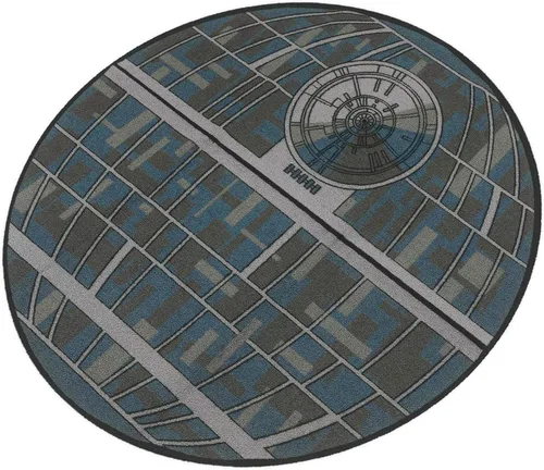 Vista 3 de Ukonic Star Wars Galactic Empire Death Star - Alfombra redonda de 52 pulgadas