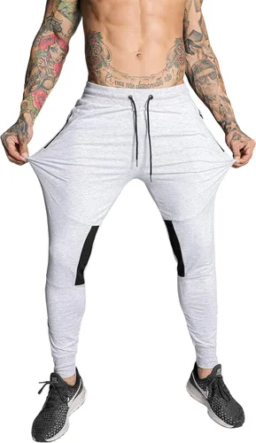 Vista 3 de Pantalones deportivos ajustados para hombre