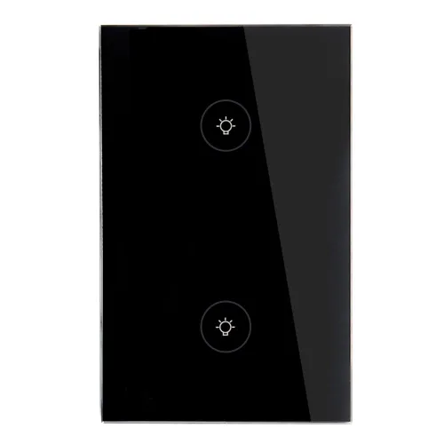 Vista 7 de Interruptor de Luz Táctil Inteligente WiFi de Pared con Panel de Vidrio, Control Remoto Inalámbrico por Aplicación Móvil desde Cualquier Lugar