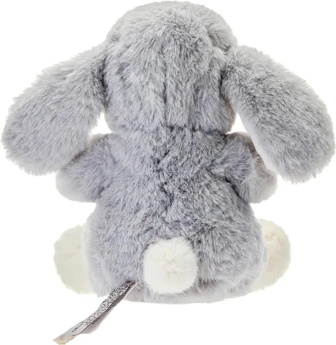 Vista 4 de DILLY DUDU Peluche de conejo/conejo gris, juguete de peluche, regalos para niños (6 pulgadas)