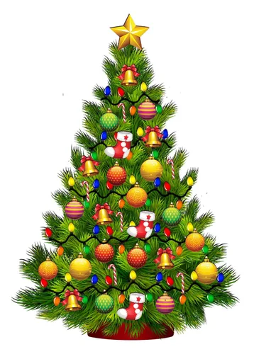 Vista 2 de Holiday Build a Christmas Tree with Lights - Adhesivo decorativo para pared (36 pulgadas)