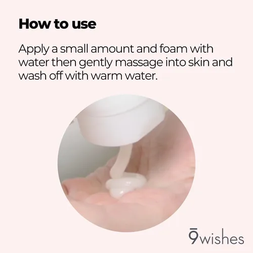 Vista 4 de 9 Wishes Limpiador espumoso de arroz (5.07 onzas líquidas) - Limpiador facial suave para control de sebo y eliminación de puntos negros con agua
