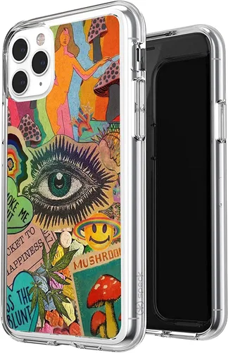 Vista 9 de Funda para teléfono con diseño de hongos y rana para iPhone XR, bonita funda protectora de TPU a prueba de golpes con diseño de rana y hongos