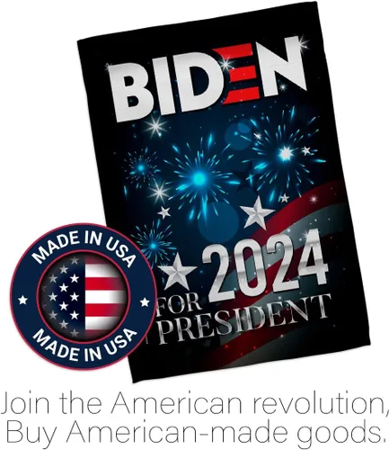 Vista 5 de Biden Harris Flag Bandera de decoración de elecciones de President Patriotic Vote Demócrata Republicano, Fiesta del Té de Estados Unidos Americana