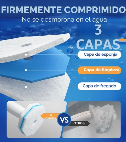 Vista 3 de 36 unidades de recambios para varita de inodoro para varita de inodoro Clorox, limpiadores de taza de inodoro con 5 veces más poder de limpieza
