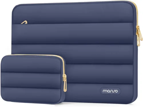 Vista 32 de MOSISO Funda para laptop de 13.3 pulgadas, 13-13.3 pulgadas funda de Marrón