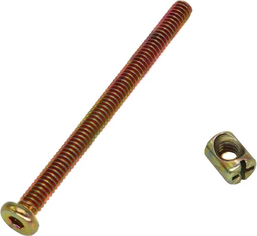 Vista 4 de cSeao Pernos de cuna de bebé, piezas de repuesto de accesorios para cuna, paquete de 12 pernos de casquillo de 1/4-20 pulgadas, tuercas de barril