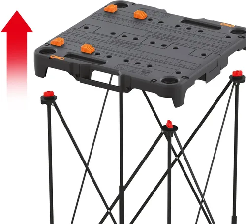 Vista 15 de Worx WX066 Sidekick Mesa de trabajo plegable, banco de trabajo portátil todo en uno