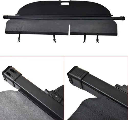 Vista 2 de WFLNHB Cubierta retráctil de carga para maletero, repuesto para Toyota Rav4 SUV 2013 2014 2015 2016 2017 2018 negro