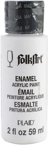 Vista 5 de FolkArt Juego de manualidades de esmalte acrílico con acabado brillante, 32 onzas y pintura esmaltada de vidrio y cerámica en varios