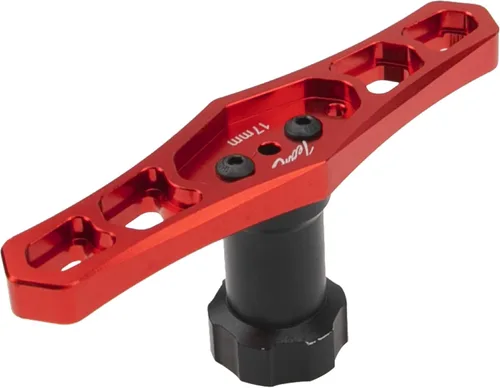 Vista 3 de Adaptador de tuercas hexagonales de 0.669 in con llave hexagonal de 17 ruedas, herramienta de manga RC compatible con Traxxas X-Maxx E-Revo E-Maxx