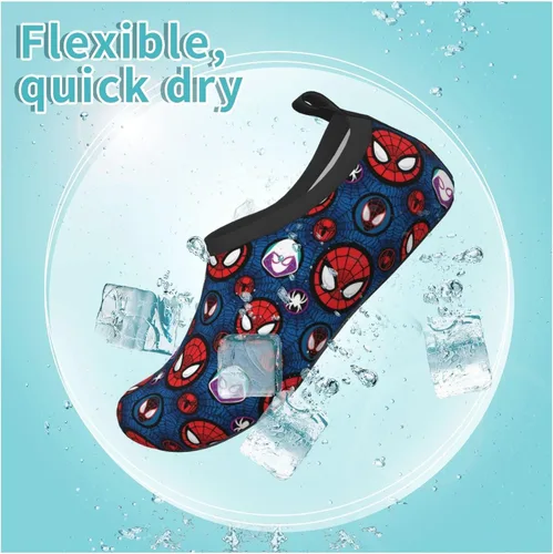 Vista 5 de Zapatos acuáticos favoritos de superhéroes para niños, antideslizantes, de secado rápido, zapatos acuáticos para deportes al aire libre, playa