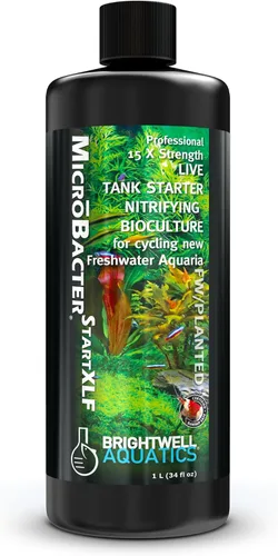 Vista 2 de Brightwell Aquatics MicroBacterStart XLF - 15X Concentrado Vivo para Inicio de Tanque para Ciclo de Nuevo Acuario de Agua Dulce y Establecimiento