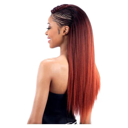 Vista 4 de 2 trenzas 101 de 18 pulgadas (1 negro azabache) - FreeTress pelo sintético Jumbo trenzado