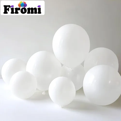 Vista 3 de Firomi - Globos blancos de 18 pulgadas, paquete de 12 unidades C09-blanco