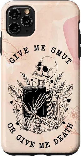 Vista 13 de iPhone 16 Romance Book Lover Smut Reader Give Me Smut Or Give Me Death Case