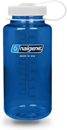 Vista 10 de Nalgene Botella de agua de boca ancha, azul, 32 onzas