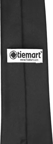 Vista 316 de tiemart Corbata de color sólido para hombre Longitud estándar
