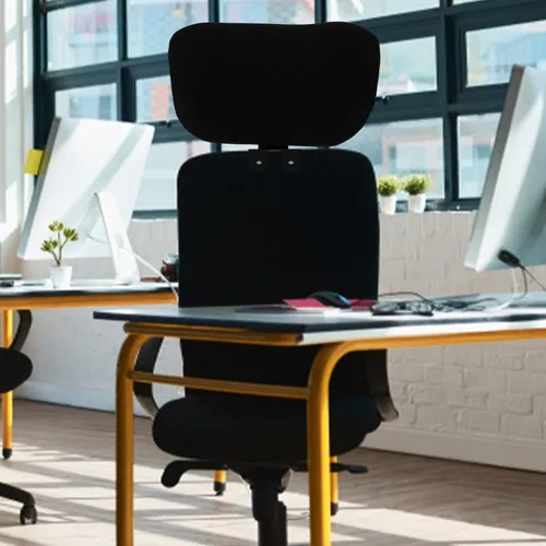 Vista 4 de Tofficu 1 juego de reposacabezas ajustable para computadora, cojín para silla de cuello, almohada para silla de trabajo, silla de computadora