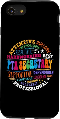 Vista 18 de iPhone 16 Parents Teacher Association Team Supporter PTA Secretary Case