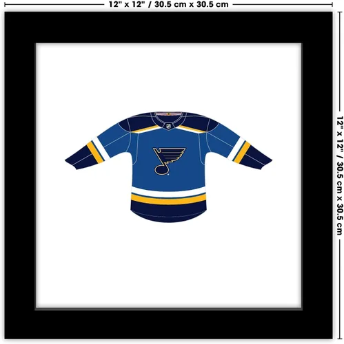 Vista 6 de Trends International Gallery Pops NHL St. Louis Blues - Póster de pared frontal de uniforme para el hogar, 12.00 x 12.00 pulgadas, versión de marco
