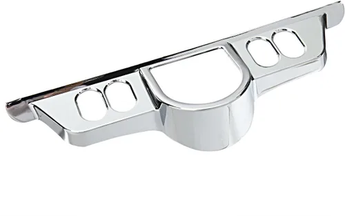 Vista 3 de Cubierta de acento cromada para Harley Touring 96-13 Electra Glide/06-13 Street Glide/09-13 Tri Glide