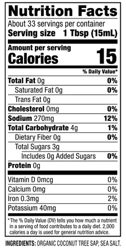Vista 12 de Coconut Secret Coconut Aminos (paquete de 2) - 16.9 fl oz
