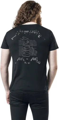 Vista 5 de Metallica Men's 4 Faces T-Shirt Black