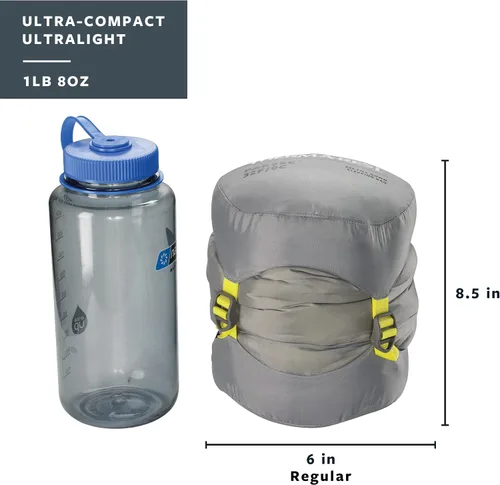 Vista 3 de Therm-a-Rest Parsec 32F/0C - Saco de dormir ultraligero para momia