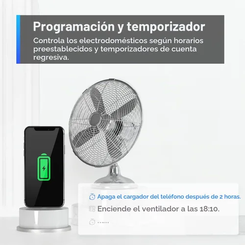 Vista 6 de TP-Link Tapo Apple HomeKit Smart Plug Mini, diseño compacto, 15A/1800W máximo, configuración súper fácil, funciona con Siri, Alexa y Google Home